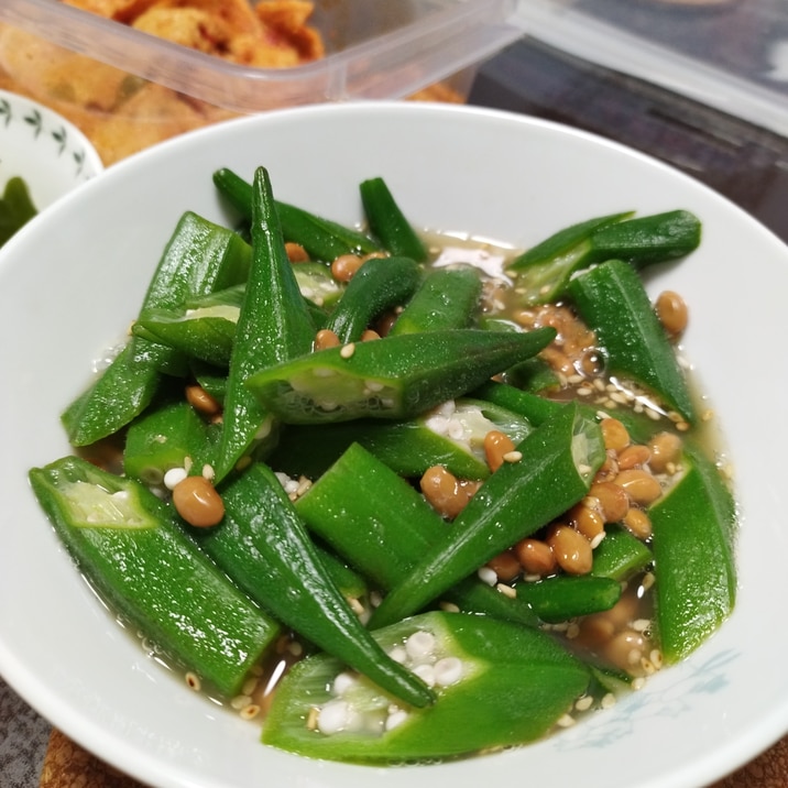 オクラで副菜
